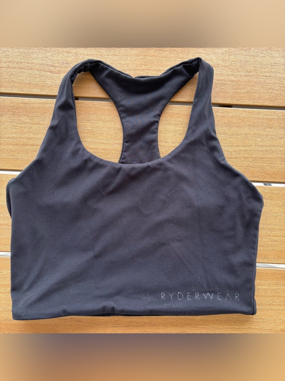 Ryderwear Black Crop Tank Top